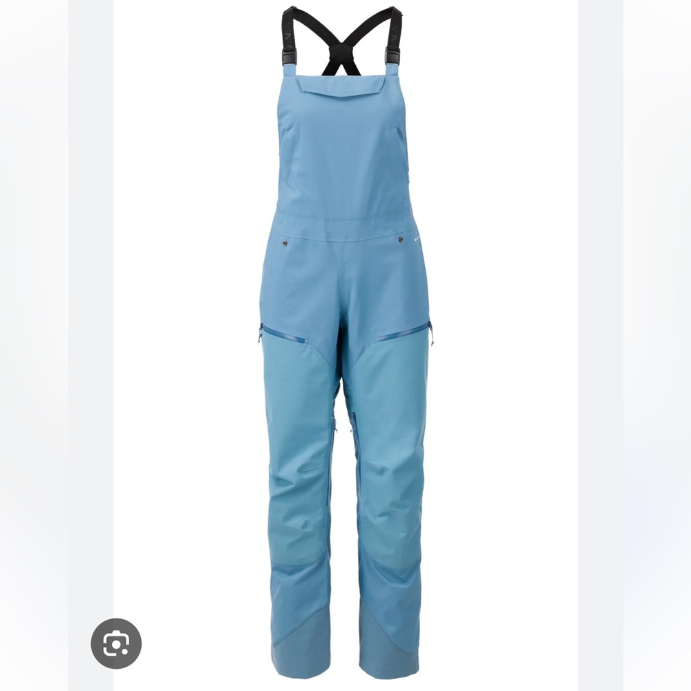 Flylow moxie bib size 6 NWT, color vintage blue